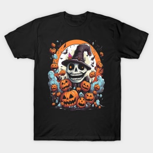 Halloween Laughing Skull T-Shirt